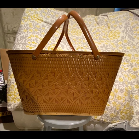 vintage Redmon picnic basket - Picture 4 of 4